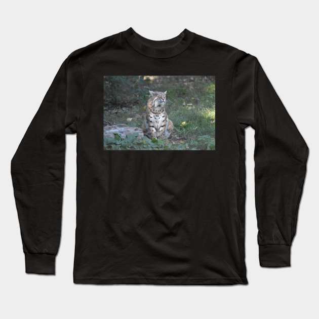 Bobcat Long Sleeve T-Shirt by MarieDarcy